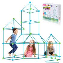 Kit de construção Fort OBUBY Kids 120 peças para 5 a 12 anos Kit de construção Fort OBUBY Kids 120 peças para 5 a 12 anos