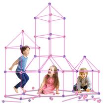 Kit de construção Fort OBUBY Ultimate 120 peças para crianças com mais de 5 anos Kit de construção Fort OBUBY Ultimate 120 peças para crianças com mais de 5 anos