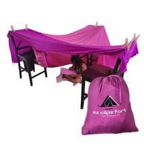 Kit de construção Fort Pickle & Olive ez clipz Kids com cobertor Kit de construção Fort Pickle & Olive ez clipz Kids com cobertor