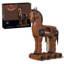 Kit de construção Givenni Trojan Horse com 1120 peças