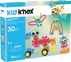 Kit de construção KID K/NEX - 66 peças - Brinquedo educativo p/ crianças +3 anos (Exclusivo Amazon), embalagem varia