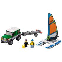 Kit de construção LEGO City Great Vehicles 4x4 com catamarã Kit de construção LEGO City Great Vehicles 4x4 com catamarã