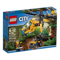 Kit de construção LEGO City Jungle Explorers Jungle Cargo Helicopter 60158 (201 peças) Kit de construção LEGO City Jungle Explorers Jungle Cargo Helicopter 60158 (201 peças)