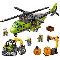Kit de construção LEGO City Volcano Explorers 60123 com 330 peças Kit de construção LEGO City Volcano Explorers 60123 com 330 peças