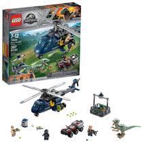 Kit de construção LEGO Jurassic World Blue's Helicopter 75928
