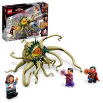 Kit de construção LEGO Marvel Gargantos Showdown 76205 com figuras