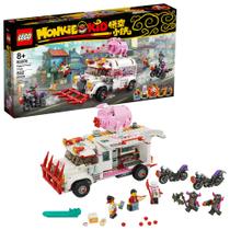 Kit de construção LEGO Monkie Kid Pigsy's Food Truck 80009 832 unidades Kit de construção LEGO Monkie Kid Pigsy's Food Truck 80009 832 unidades