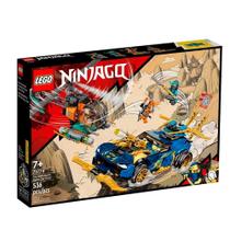 Kit de construção LEGO Ninjago Jay e o carro de corrida NYA EVO 71776