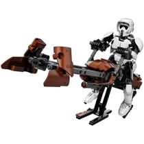 Kit de construção LEGO Star Wars Scout Trooper & Speeder Bike