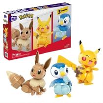 Kit de Construção MEGA Pokémon - 583 Peças + 3 Bonecos de Ação