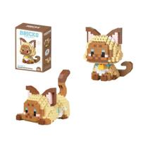 Kit De Construção Micro Mini Gato Fofo, Figura De Boneca Para Amantes De Gatos E Meninas, Presente
