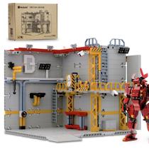 Kit de Construção Modular MyBuild Hangar Mecha 7008 Base Modular Kit de Construção Modular MyBuild Hangar Mecha 7008 Base Modular
