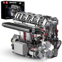 Kit de construção Mold King 10087 L4 Engine STEM Model 1787 unidades