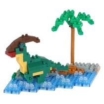 Kit de construção nanoblock Dinosaurs Waterside Parasaurolophus Kit de construção nanoblock Dinosaurs Waterside Parasaurolophus