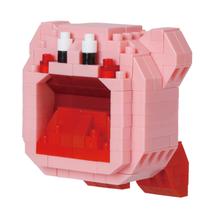 Kit de construção nanoblock Kirby Inhaling Kirby Character Collection Kit de construção nanoblock Kirby Inhaling Kirby Character Collection