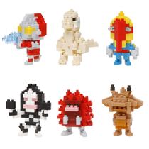 Kit de construção nanoblock Ultraman Vol. 2 com 6 caracteres Kit de construção nanoblock Ultraman Vol. 2 com 6 caracteres