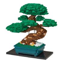 Kit de Construção Nanobloco Bonsai Matsu Deluxe Edition Verde NB039