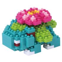 Kit de construção nanobloco Pokémon Venusaur com 160 peças