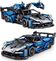 Kit de construção NEWRICE GTRS Super Sports Car, escala 1:14, 1404 unidades Kit de construção NEWRICE GTRS Super Sports Car, escala 1:14, 1404 unidades