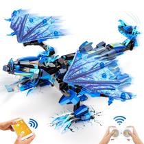 Kit de construção OASO Dragon com controle remoto STEM Boys 8-12