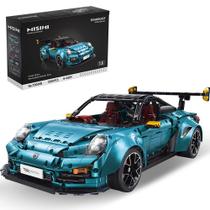 Kit de construção para carro esportivo MISINI T5026B 911, escala 1:8 - 3389 unidades