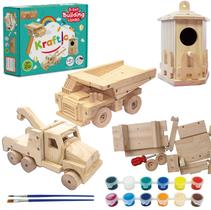 Kit de construção para marcenaria Kraftic Junior Arkidect com 3 projetos