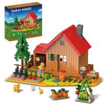 Kit de construção Stardew Farm House com 845 unidades para compatível com Lego Kit de construção Stardew Farm House com 845 unidades para compatível com Lego