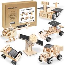 Kit de Construção STEM Nautydaddy 6 em 1 Solar em Madeira Kit de Construção STEM Nautydaddy 6 em 1 Solar em Madeira