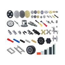 Kit De Construção Técnica Com 768 Peças, Engrenagens, Eixos, Rodas, Conectores, Blocos MOC,
