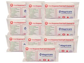 Kit de contenção de derramamentos Magnicare First Response para fluidos corporais, 10 unidades