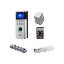 Kit De Controle Acesso Digital Lock Zkteco Lf10 Preto Cinza