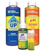 Kit de Controle de pH General Hydroponics 237ml Up Down 30ml Kit de Controle de pH General Hydroponics 237ml Up Down 30ml