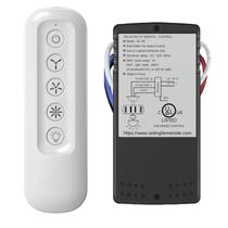 Kit de controle remoto de ventilador de teto Prichor para Harbor Breeze
