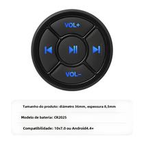 Kit De Controle Remoto Do Volante Do Reprodutor De Música Sem Fio Bluetooth Para Smartphones Android