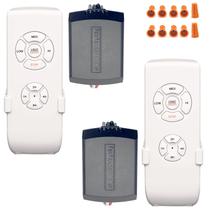 Kit de controle remoto para ventilador de teto Humpptom, pacote com 2 unidades para Hunter Kit de controle remoto para ventilador de teto Humpptom, pacote com 2 unidades para Hunter