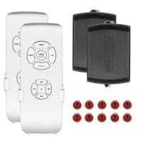 Kit de controle remoto para ventilador de teto Smekitlly 3 em 1, pacote com 2
