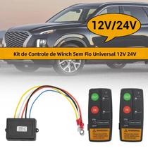 Kit De Controle Remoto Sem Fio Universal Para Guincho, Alcance De 75 Pés, 12V 24V, Alta Kit De Controle Remoto Sem Fio Universal Para Guincho, Alcance De 75 Pés, 12V 24V, Alta