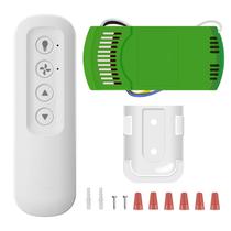 Kit de Controle Remoto Universal para Ventilador de Teto com Dimmer de Luz, Compatível com Controles 99770 99772 99392 99122 99123 99600, Controle Remoto com Receptor para Ventiladores de 3 Velocidades