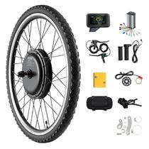 Kit de conversão de bicicleta elétrica VEVOR 1000W 48V 26in Wheel