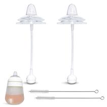 Kit de conversão Sippy Cup BelBeyo para garrafas Nanobébé Flexy