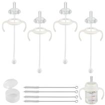 Kit de conversão Straw Cup XUNICUTE, pacote com 4 unidades de silicone macio