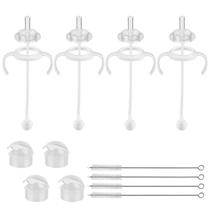 Kit de Conversión a Popote para Biberón Babyjoyfeed 4 Paquetes con Tetinas Suaves Kit de Conversión a Popote para Biberón Babyjoyfeed 4 Paquetes con Tetinas Suaves