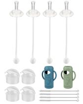 Kit de Conversión a Vaso con Popote Joyfeed para Dr. Brown 8oz, Paquete de 4 Kit de Conversión a Vaso con Popote Joyfeed para Dr. Brown 8oz, Paquete de 4