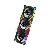 Kit De Cooler De Ar Para CPU ARGB 120mm Com Display De Velocidade Sem Fio E Ventiladores Galaxy V2 Kit De Cooler De Ar Para CPU ARGB 120mm Com Display De Velocidade Sem Fio E Ventiladores Galaxy V2