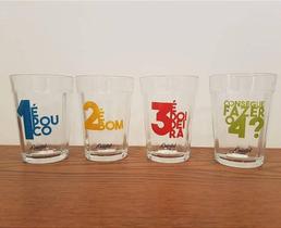 Kit de Copos 1, 2, 3 e 4 - 300ml