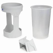 Kit de copos Graco 17F518 TrueCoat 360 FlexLiner 1250ml, suporte