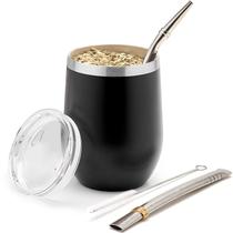 Kit de copos Yerba Mate BALIBETOV 355ml em aço inoxidável