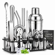 Kit de Coquetel ARTFLY 18 Peças em Aço Inoxidável Kit de Coquetel ARTFLY 18 Peças em Aço Inoxidável
