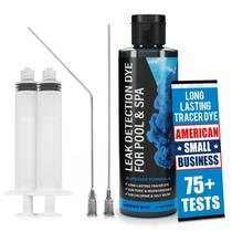 Kit de corante para detecção de vazamentos em piscina Escentile, 75+ testes, 236 ml