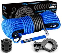 Kit de Corda para Guincho AXSIPEIX 1/4"x15m 4536kg Azul Kit de Corda para Guincho AXSIPEIX 1/4"x15m 4536kg Azul